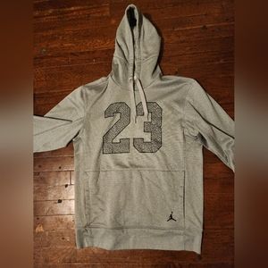 Jordan Men's sz Medium Gray Hoodie